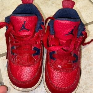 Red and blue Jordan’s